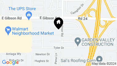 Map of 1383 Garfield Place, Woodland CA, 95776