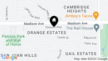 Map of 5389 Castle Street, Fair Oaks CA, 95628