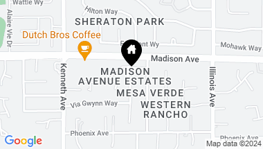 Map of 5324 Roper Avenue, Fair Oaks CA, 95628