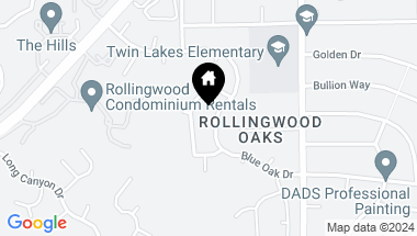 Map of 9344 Blue Oak Drive, Orangevale CA, 95662
