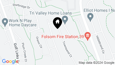 Map of 711 Townsend Court, Folsom CA, 95630