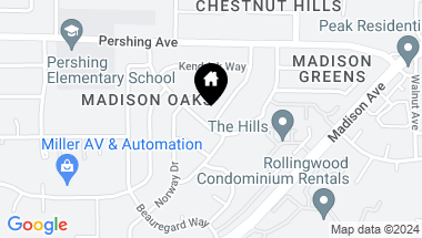 Map of 5600 Skyridge Drive, Orangevale CA, 95662