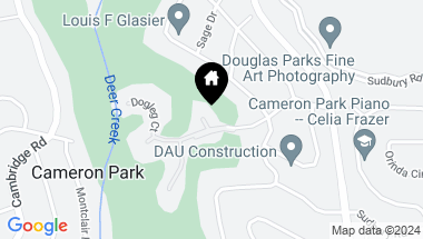 Map of 2425 Justamere Court, Cameron Park CA, 95682