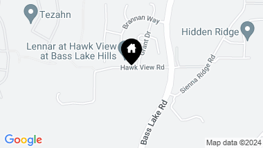 Map of 4101 Hawk View Road, El Dorado Hills CA, 95762