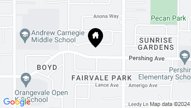 Map of 8839 Pershing Avenue, Orangevale CA, 95662