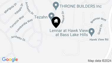 Map of 9010 Hearst Place, El Dorado Hills CA, 95762