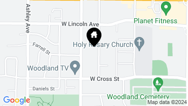 Map of 530 Community Lane, Woodland CA, 95695