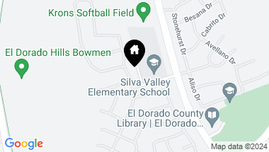 Map of 3987 Meadow Wood Drive, El Dorado Hills CA, 95762