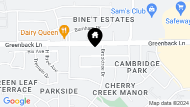 Map of 6983 Greenbrook Circle, Citrus Heights CA, 95621