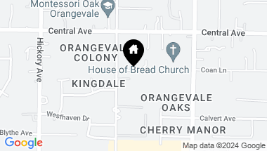 Map of 8820 Ridgehill Court, Orangevale CA, 95662