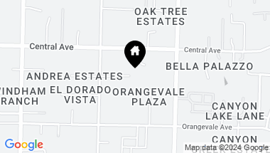 Map of 9340 Paddock Court, Orangevale CA, 95662
