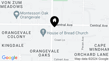 Map of 8901 Maple Hill Lane, Orangevale CA, 95662
