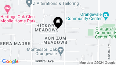 Map of 8781 Zumwalt Avenue, Orangevale CA, 95662