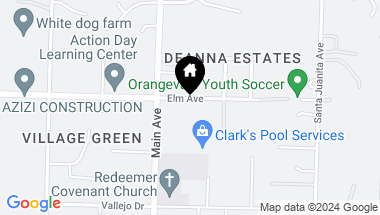 Map of 9428 Elm Avenue, Orangevale CA, 95662