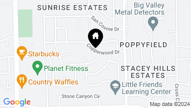 Map of 8053 Hoopes Drive, Citrus Heights CA, 95610