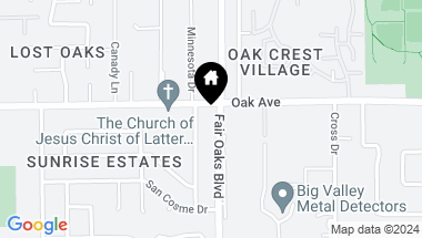 Map of 13657 Fair Oaks Boulevard, Citrus Heights CA, 95610