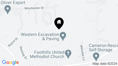 Map of 2920 Royce Drive, Rescue CA, 95672