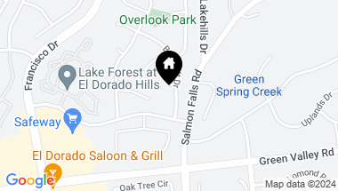 Map of 4092 Bancroft Drive, El Dorado Hills CA, 95762