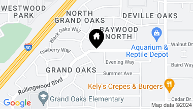Map of 7412 Rollingwood Boulevard, Citrus Heights CA, 95621