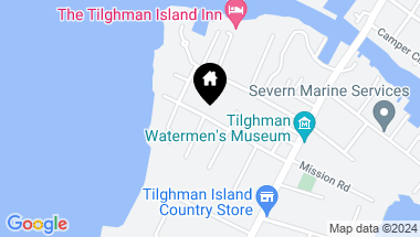 Map of Sinclair Ave, Tilghman MD, 21671