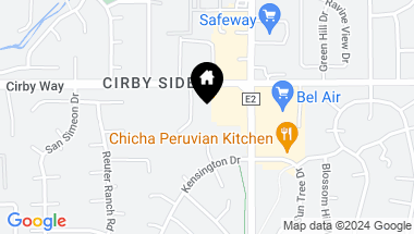 Map of 1162 Cirby Way, Roseville CA, 95661