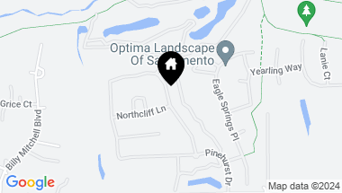 Map of 9595 Pinehurst Drive, Roseville CA, 95747
