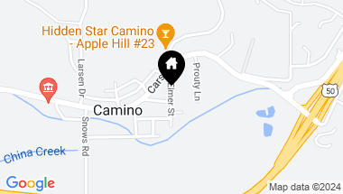 Map of 2895 2893 Elmer Street, Camino CA, 95709