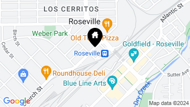 Map of 227 Church Street, Roseville CA, 95678