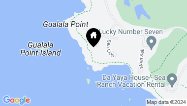 Map of 296 Buckeye, The Sea Ranch CA, 95497