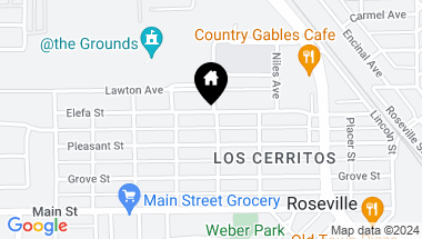 Map of 501 Elefa Street, Roseville CA, 95678