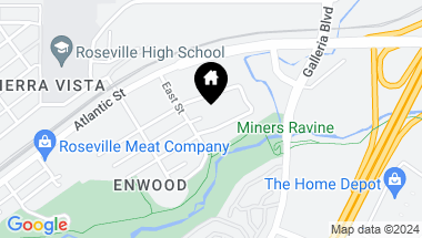 Map of 1009 Enwood Road, Roseville CA, 95678