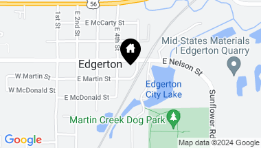 Map of 414 E 5th Street, Edgerton KS, 66021