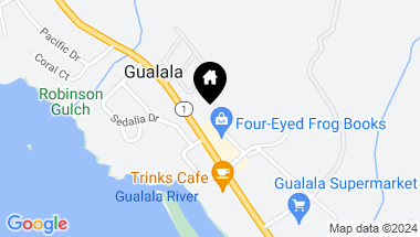 Map of 38928 Cypress Way, Gualala CA, 95445
