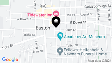 Map of 28 S Harrison St, Easton MD, 21601