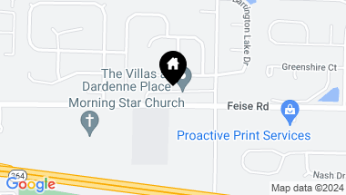 Map of 110 Dardenne Place Drive, Dardenne Prairie MO, 63368