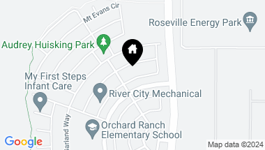 Map of 4225 Eckersley Way, Roseville CA, 95747