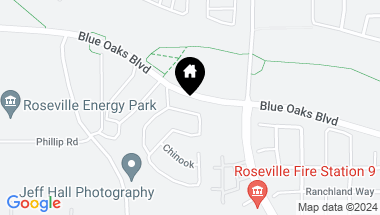 Map of 3025 Mosaic Way, Roseville CA, 95747