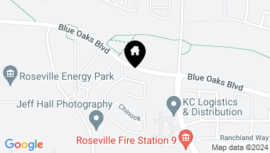 Map of 3017 Mosaic Way, Roseville CA, 95747