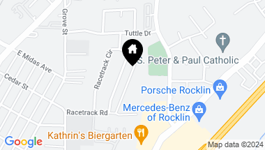 Map of 4771 Racetrack Road, Rocklin CA, 95677