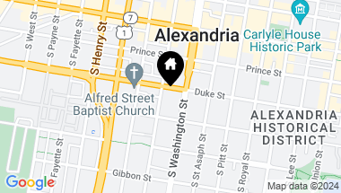 Map of 312 S Columbus Street #8 , Alexandria VA, 22314