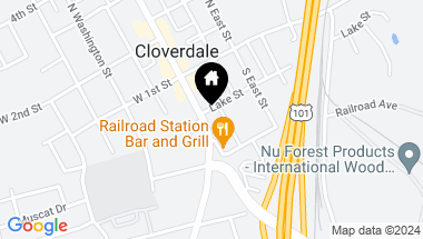Map of 236 S Cloverdale Boulevard, Cloverdale CA, 95425