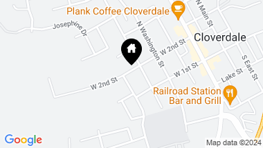 Map of W 2nd St, Cloverdale CA, 95425