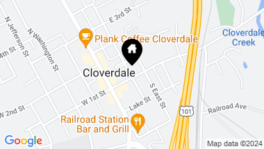 Map of 209 E 1st St, Cloverdale CA, 95425