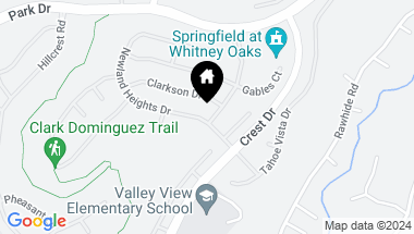 Map of 2834 Springfield Drive, Rocklin CA, 95765