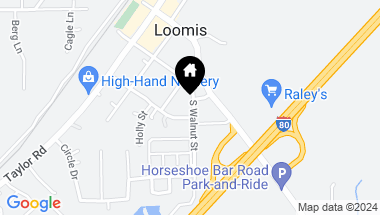 Map of 6042 S Walnut Street, Loomis CA, 95650