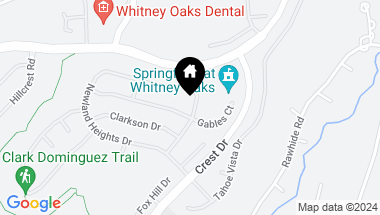 Map of 2814 Springfield Drive, Rocklin CA, 95765