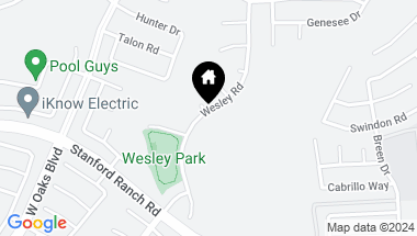 Map of 5351 Wesley Road, Rocklin CA, 95765