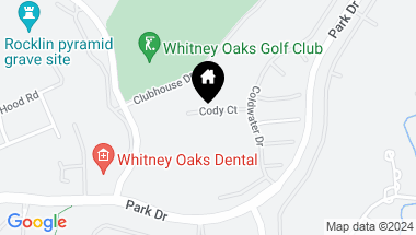 Map of 2425 Cody Court, Rocklin CA, 95765