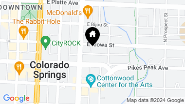 Map of 417 E Kiowa Street Unit: 1202, Colorado Springs CO, 80903
