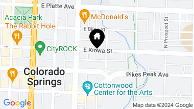 Map of 417 N Kiowa Street 1202, Colorado Springs CO, 80903